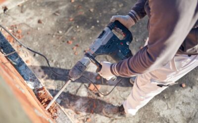 How do you keep concrete from cracking when drilling?